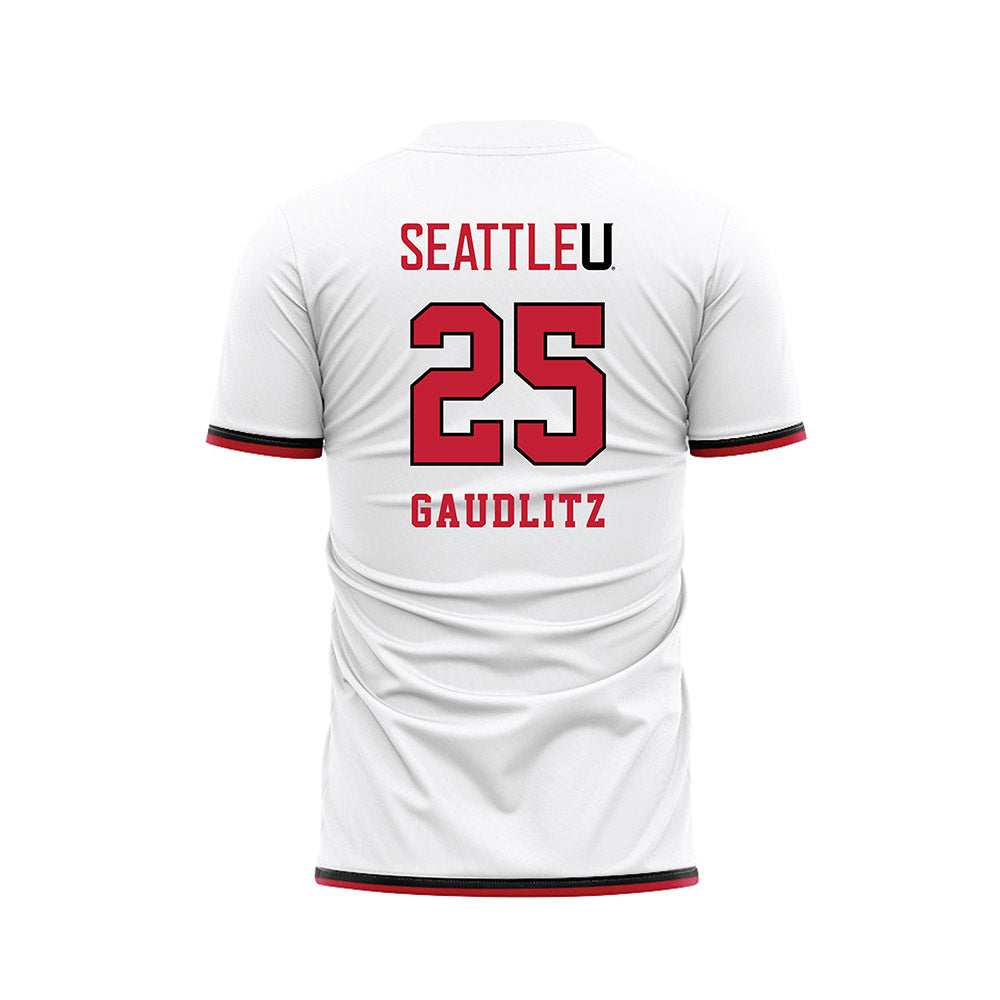 Seattle - NCAA Women's Soccer : Marla Gaudlitz - White Soccer Jersey