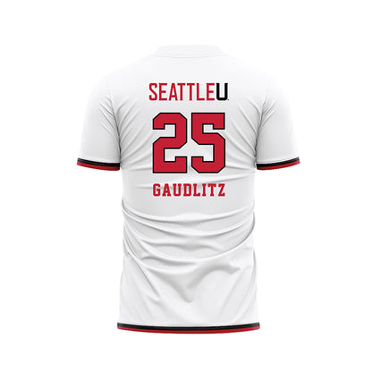 Seattle - NCAA Women's Soccer : Marla Gaudlitz - White Soccer Jersey