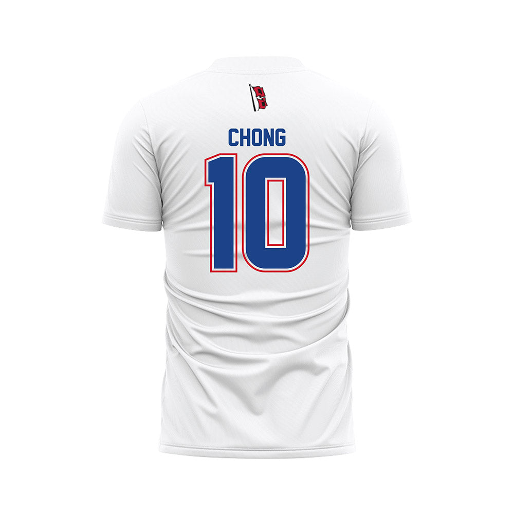 Tulsa - NCAA Men's Soccer : Gyuwon Chong - White Soccer Jersey-1