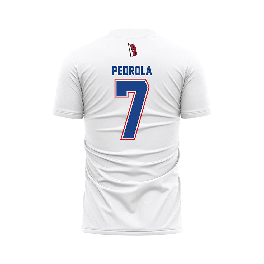 Tulsa - NCAA Men's Soccer : Arnau Pedrola - White Soccer Jersey-1