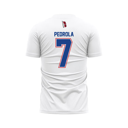Tulsa - NCAA Men's Soccer : Arnau Pedrola - White Soccer Jersey-1