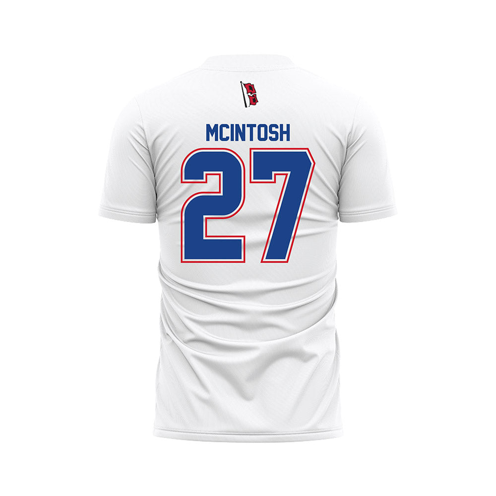 Tulsa - NCAA Men's Soccer : Ian McIntosh - White Soccer Jersey-1