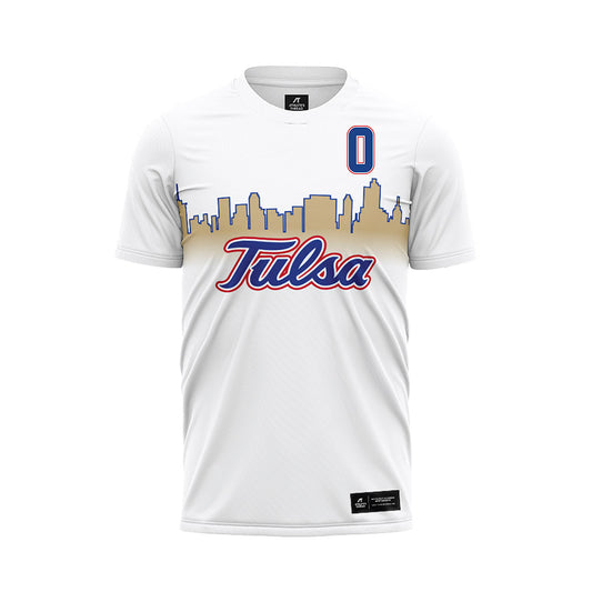 Tulsa - NCAA Men's Soccer : Carlito Saylon - White Soccer Jersey-0