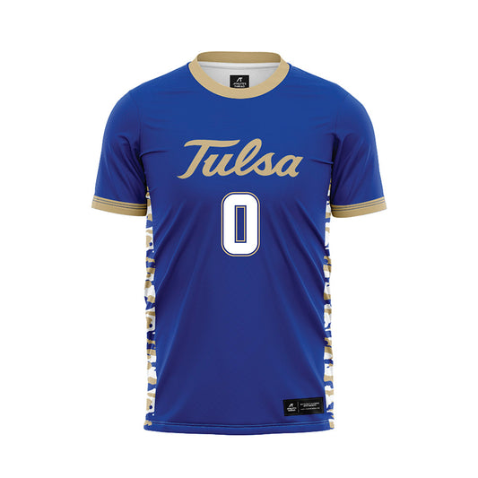 Tulsa - NCAA Men's Soccer : Carlito Saylon - Blue Soccer Jersey-0