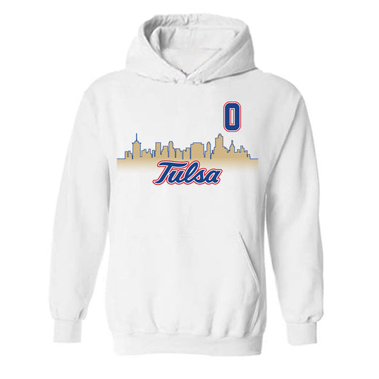 Tulsa - NCAA Men's Soccer : Carlito Saylon - Replica Shersey Hooded Sweatshirt-0