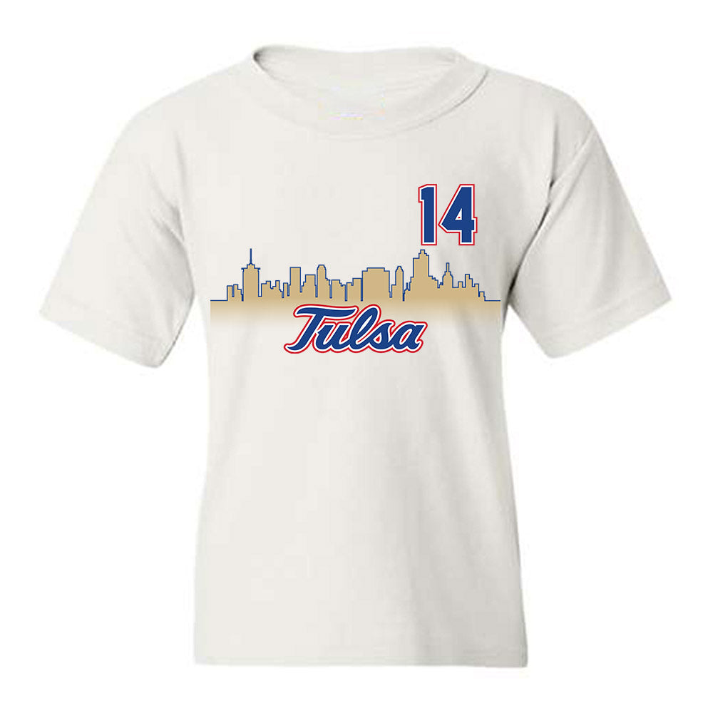 Tulsa - NCAA Men's Soccer : Jareth Mejia - Replica Shersey Youth T-Shirt-0