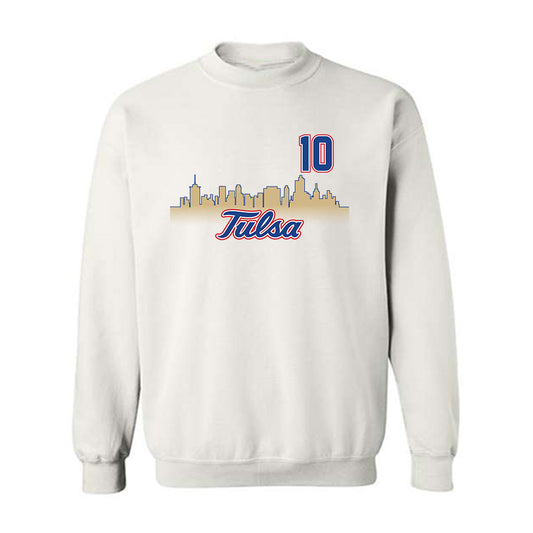 Tulsa - NCAA Men's Soccer : Gyuwon Chong - Replica Shersey Crewneck Sweatshirt-0
