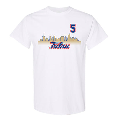 Tulsa - NCAA Men's Soccer : Luc Achermann - Replica Shersey T-Shirt-0
