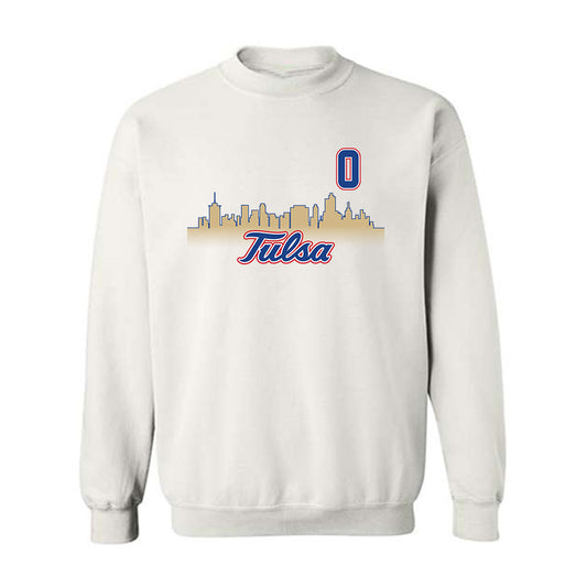 Tulsa - NCAA Men's Soccer : Carlito Saylon - Replica Shersey Crewneck Sweatshirt-0