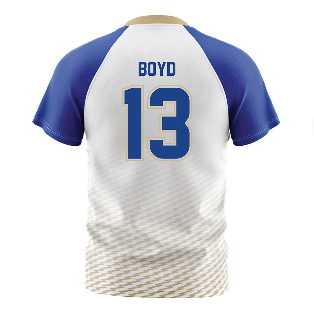 Tulsa - NCAA Women's Soccer : Presley Boyd - White Soccer Jersey-1