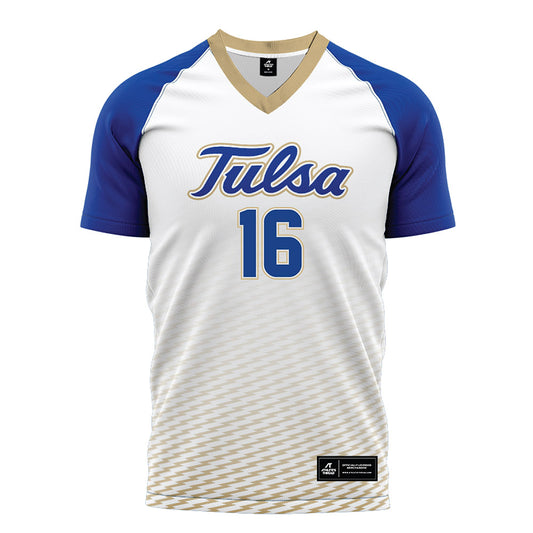 Tulsa - NCAA Women's Soccer : Brooklyn Bumgardner - White Soccer Jersey-0