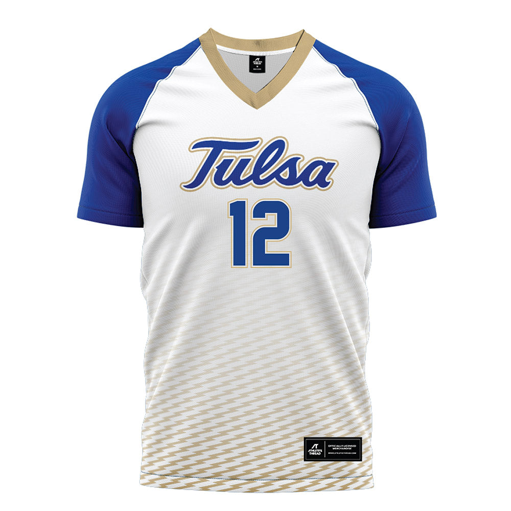 Tulsa - NCAA Women's Soccer : blaine schutte - White Soccer Jersey