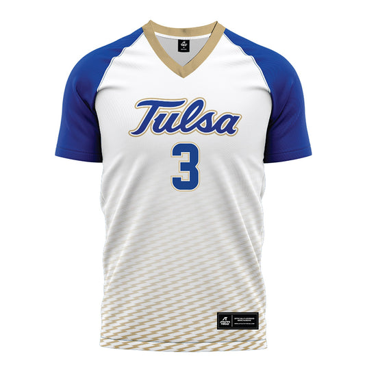 Tulsa - NCAA Women's Soccer : Lauren McIntyre - White Soccer Jersey-0