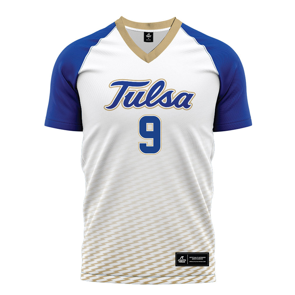 Tulsa - NCAA Women's Soccer : makayla muhammad - White Soccer Jersey-0