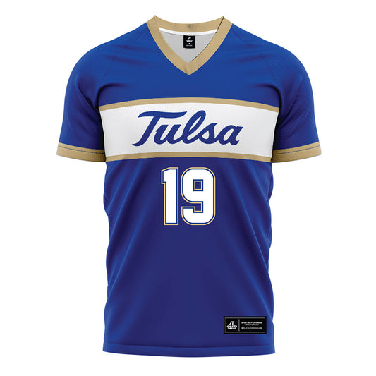 Tulsa - NCAA Women's Soccer : Brit Collins - Blue Soccer Jersey