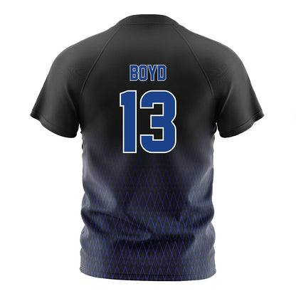 Tulsa - NCAA Women's Soccer : Presley Boyd - Black Soccer Jersey-1