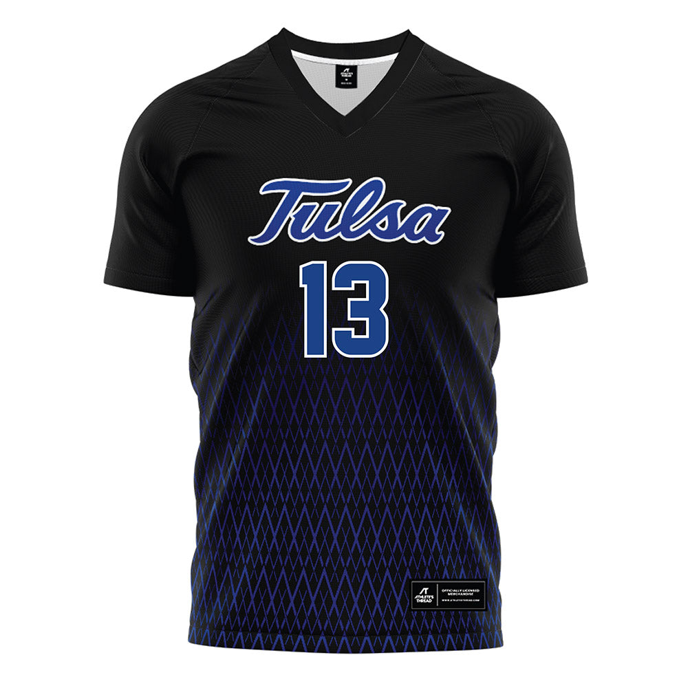 Tulsa - NCAA Women's Soccer : Presley Boyd - Black Soccer Jersey-0