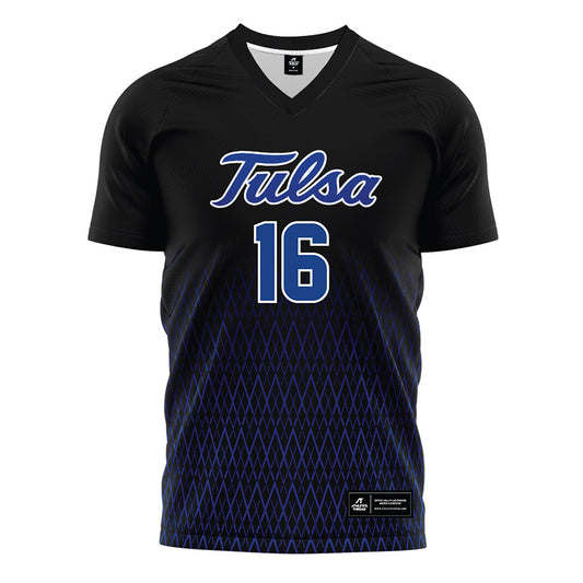 Tulsa - NCAA Women's Soccer : Brooklyn Bumgardner - Black Soccer Jersey-0