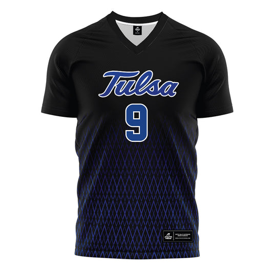 Tulsa - NCAA Women's Soccer : makayla muhammad - Black Soccer Jersey-0