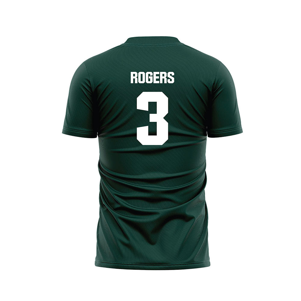 Michigan State - NCAA Women's Soccer : Mekenzie Rogers - Green Soccer Jersey-1