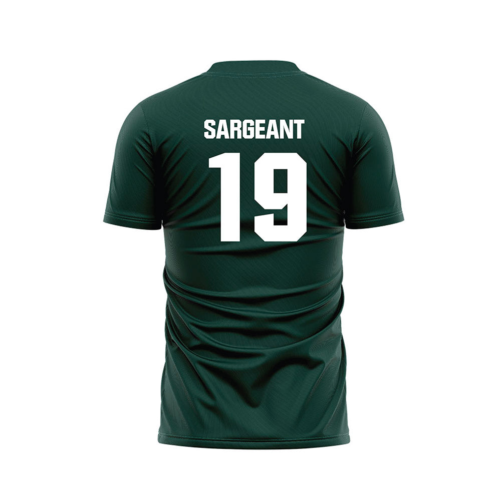 Michigan State - NCAA Women's Soccer : Emerson Sargeant - Green Soccer Jersey-1