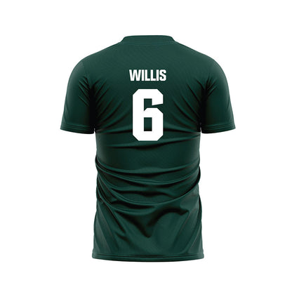 Michigan State - NCAA Women's Soccer : Josie Willis - Green Soccer Jersey-1