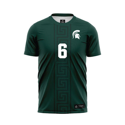 Michigan State - NCAA Women's Soccer : Josie Willis - Green Soccer Jersey-0