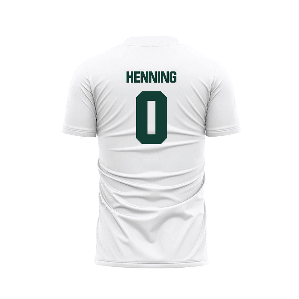 Michigan State - NCAA Women's Soccer : Noelle Henning - White Soccer Jersey-1