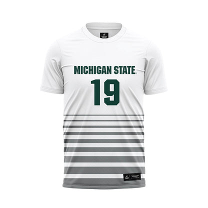 Michigan State - NCAA Women's Soccer : Emerson Sargeant - White Soccer Jersey-0