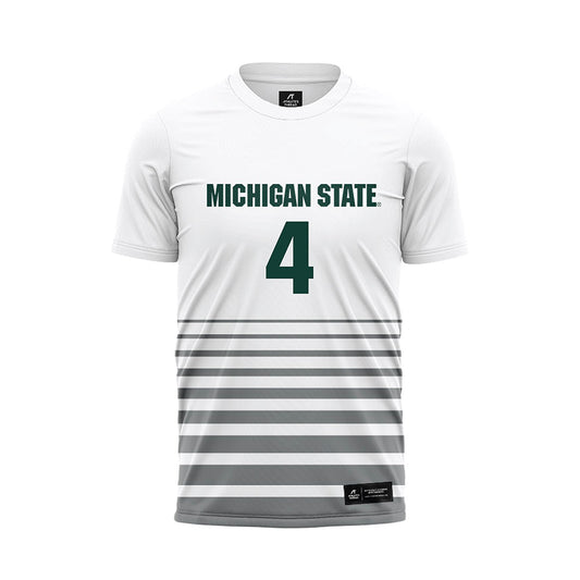 Michigan State - NCAA Women's Soccer : Sophia Piotrowski - White Soccer Jersey-0