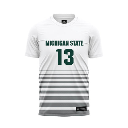 Michigan State - NCAA Women's Soccer : LJ Pearcy - White Soccer Jersey-0