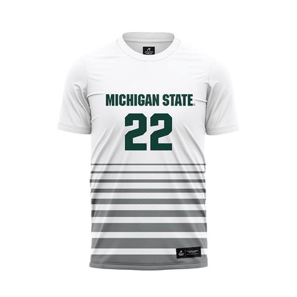Michigan State - NCAA Women's Soccer : Ella Janz - White Soccer Jersey