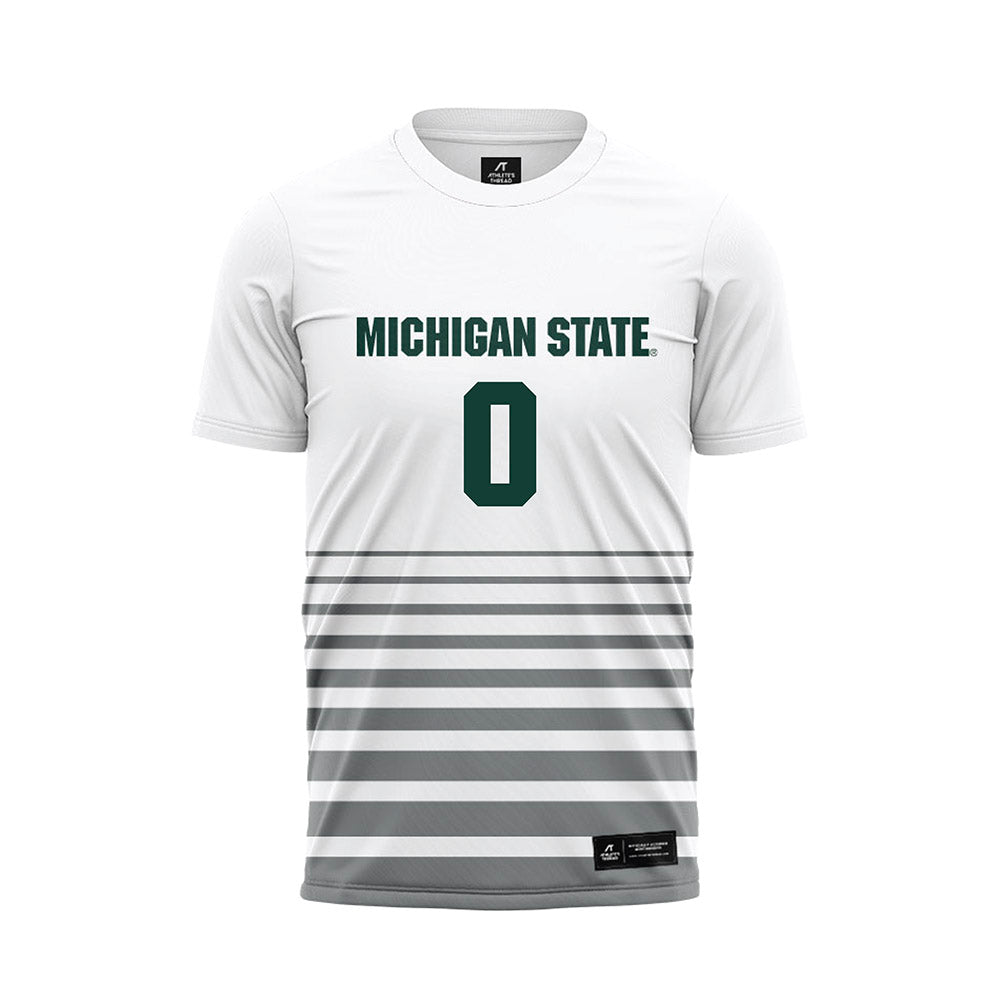 Michigan State - NCAA Women's Soccer : Noelle Henning - White Soccer Jersey-0