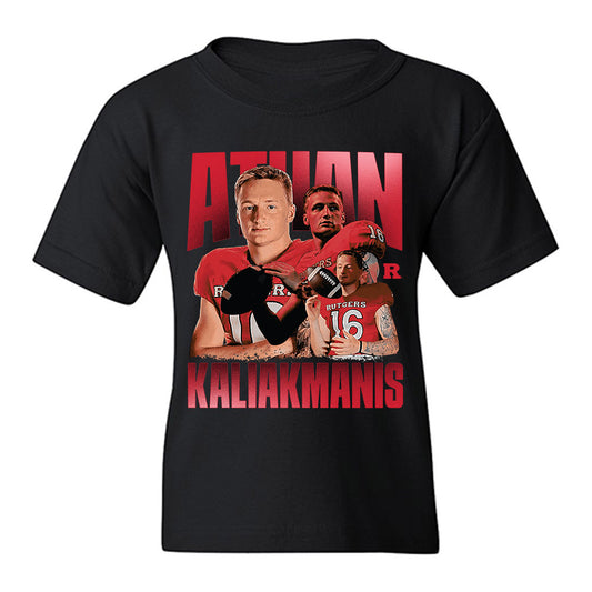 Rutgers - NCAA Football : Athan Kaliakmanis - Youth T-Shirt