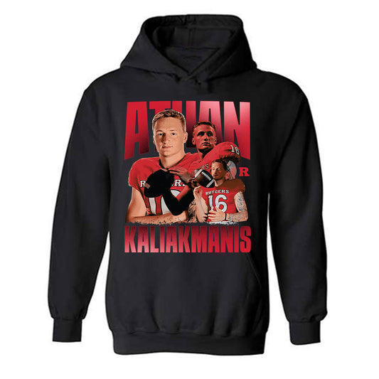 Rutgers - NCAA Football : Athan Kaliakmanis - Hooded Sweatshirt