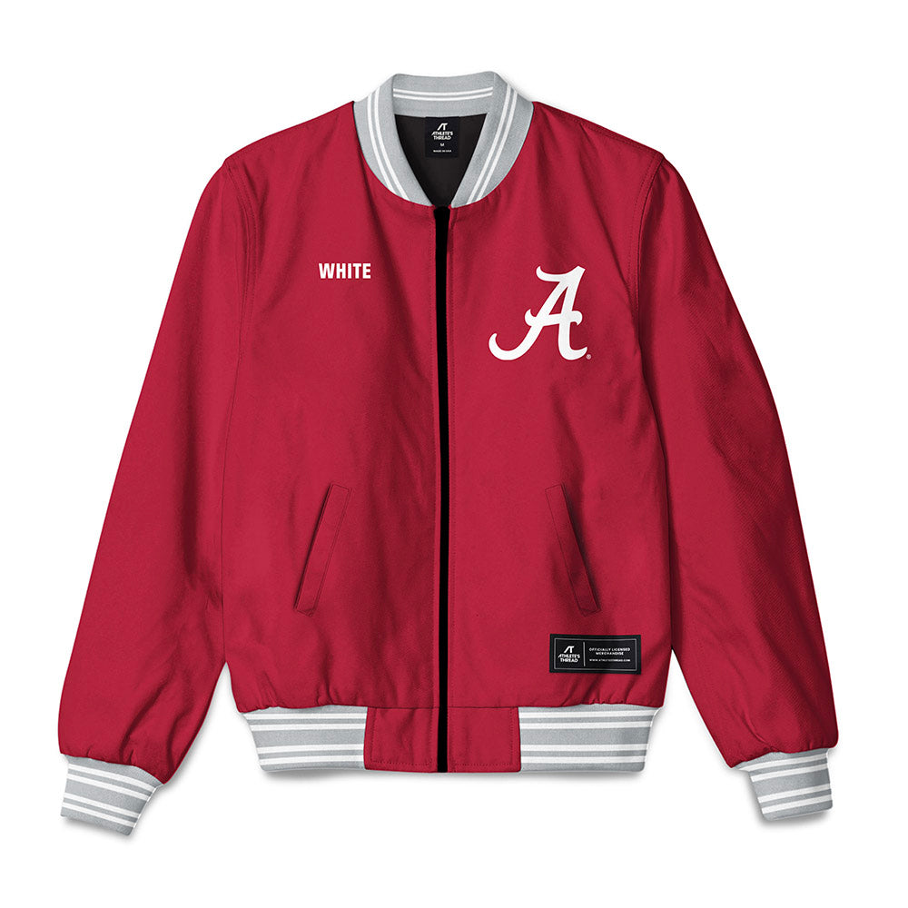 Alabama - Mens Swimming & Diving Alumni : Eric White - Bomber Jacket