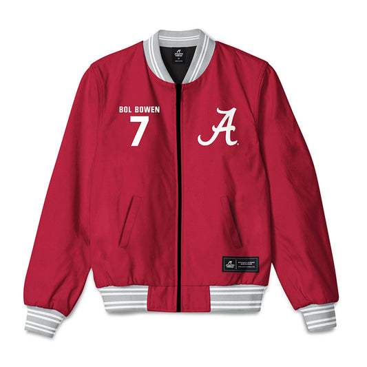Alabama - NCAA Men's Basketball : Taylor Bol Bowen - Bomber Jacket-0