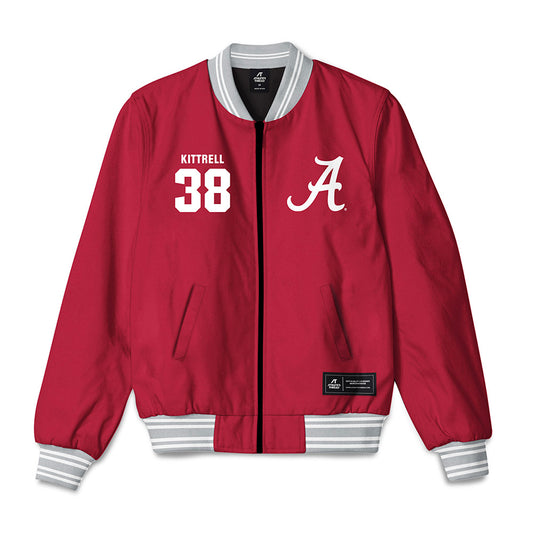 Alabama - NCAA Baseball : Zach Kittrell - Bomber Jacket-0