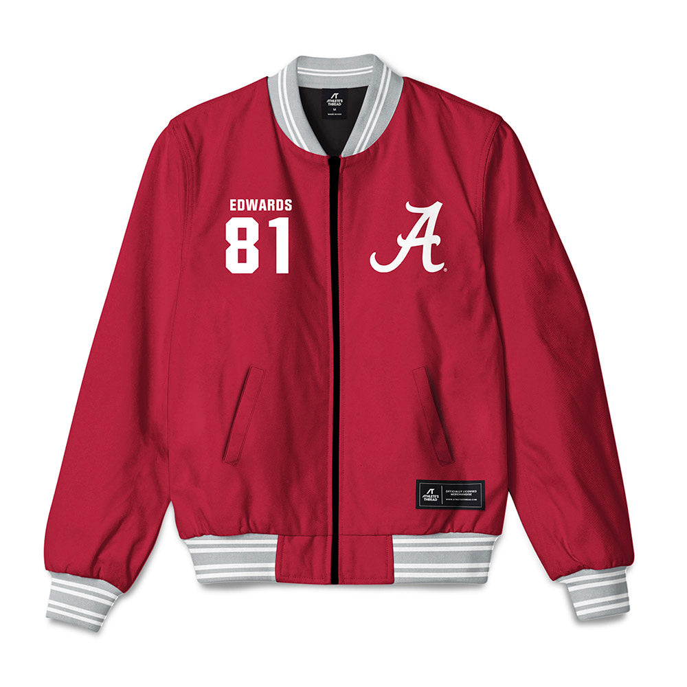 Alabama - NCAA Football : Kaleb Edwards - Bomber Jacket-0