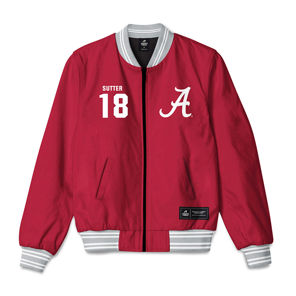 Alabama - NCAA Football : Mack Sutter - Bomber Jacket-1