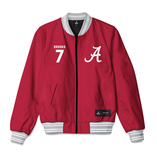 Alabama - NCAA Softball : Holly Beth Brooks - Bomber Jacket-0