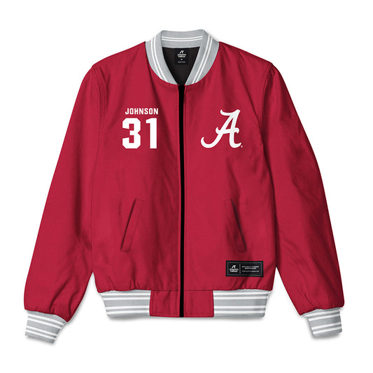 Alabama - Football Alumni : Kelly Johnson - Bomber Jacket