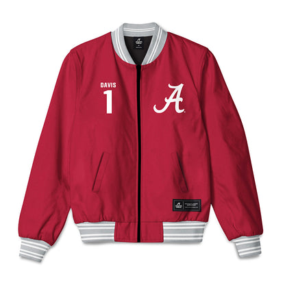 Alabama - Men's Basketball Alumni : Chuck Davis - Bomber Jacket