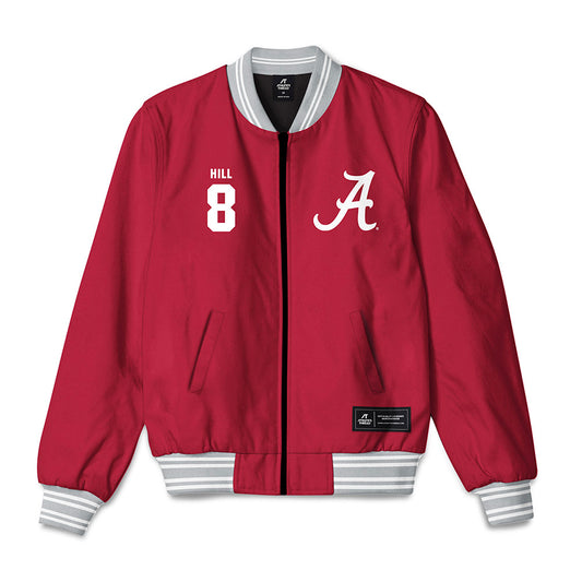 Alabama - NCAA Football : Justin Hill - Bomber Jacket-0