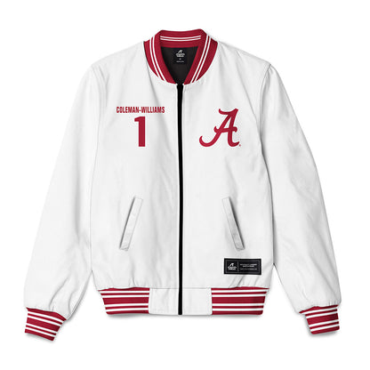 Alabama - NCAA Football : Ryan Coleman-Williams - Bomber Jacket-1