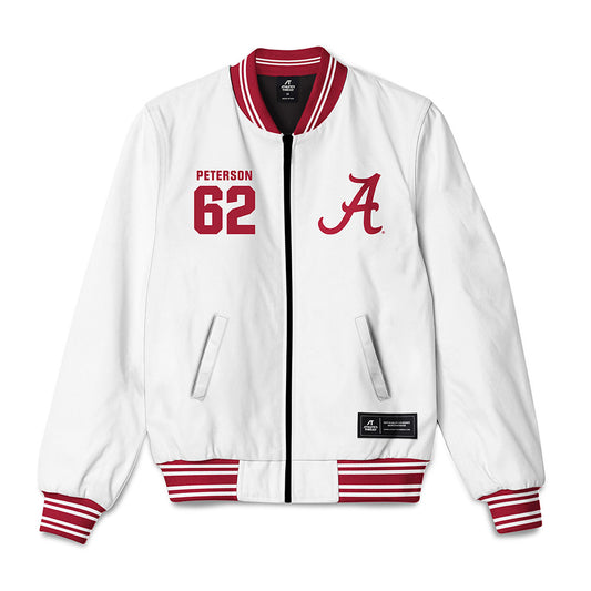 Alabama - NCAA Football : Davis Peterson - Bomber Jacket-0