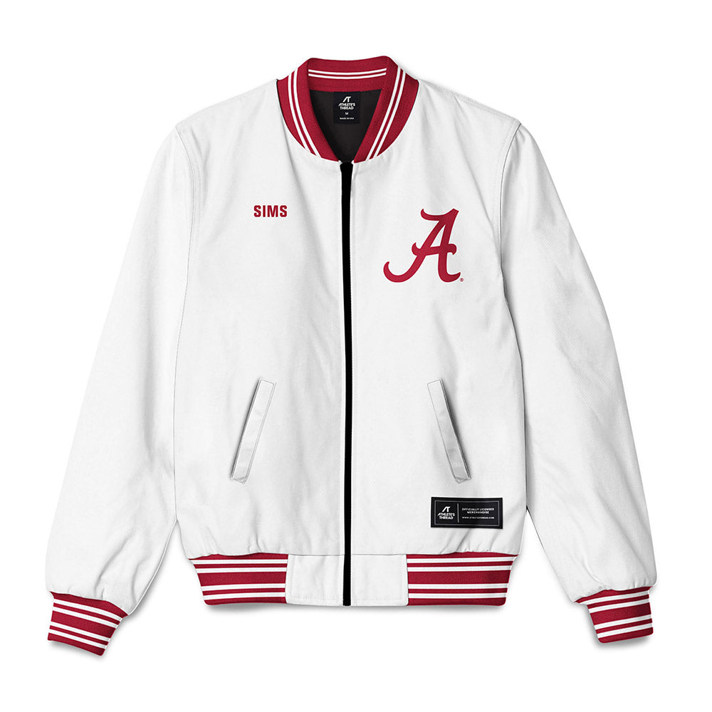 Alabama - Womens Gymnastics Alumni : Aja Sims - Bomber Jacket