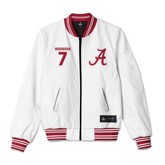Alabama - NCAA Football : Caleb Woodson - Bomber Jacket-0