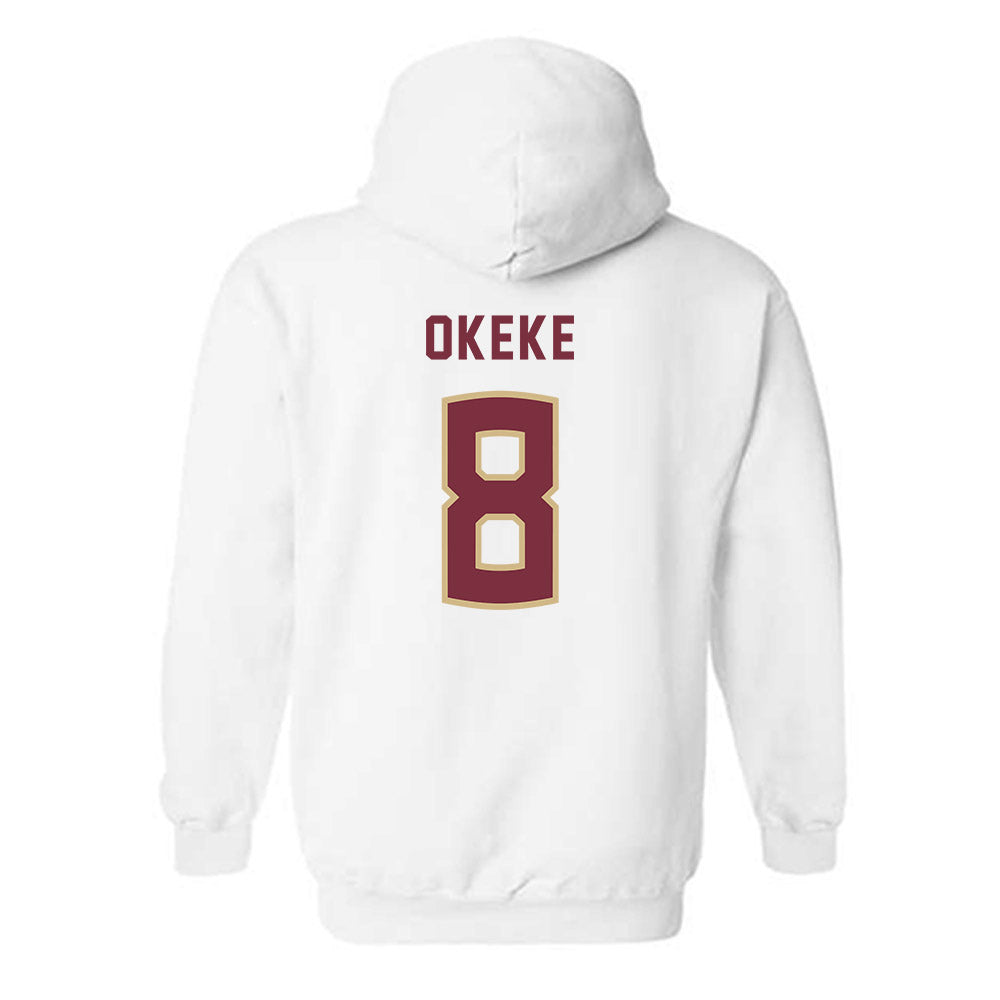 FSU - NCAA Women's Soccer : Janet Okeke - Replica Shersey Hooded Sweatshirt-1