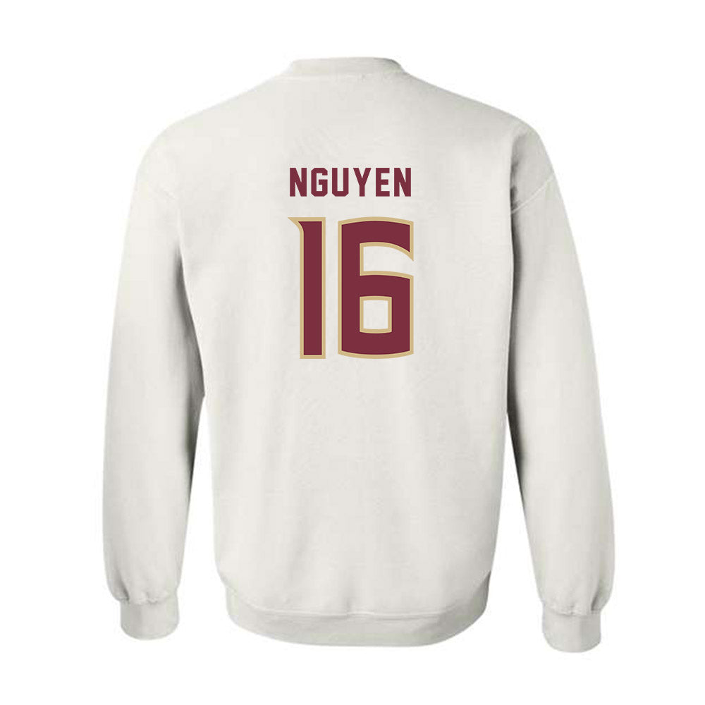 FSU - NCAA Women's Soccer : Sophia Nguyen - Replica Shersey Crewneck Sweatshirt-1